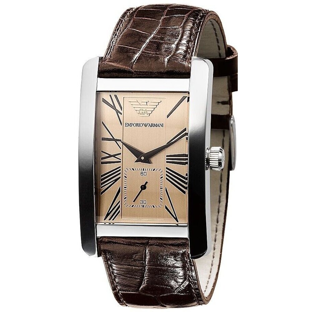 Emporio Armani AR0154 Classic Brown Men's Watch - WATCH & WATCH