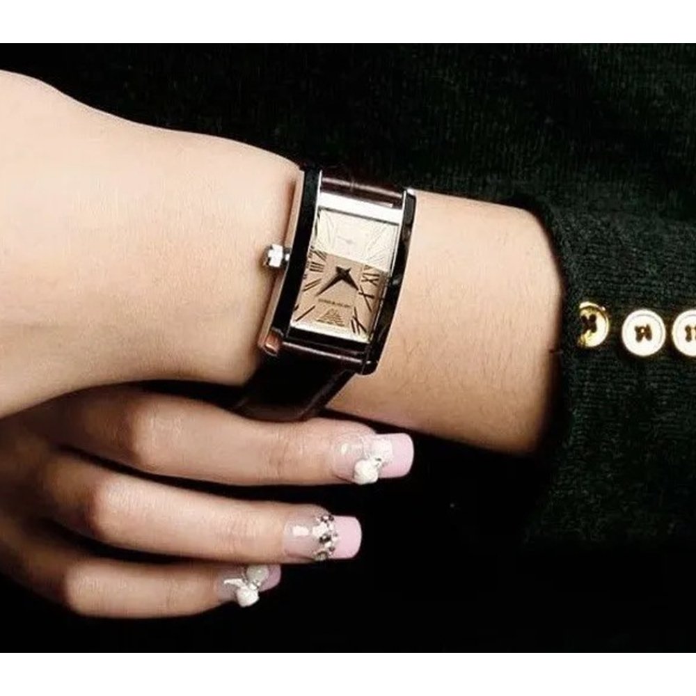 Emporio Armani AR0155 Classic Brown Ladies Watch - WATCH & WATCH