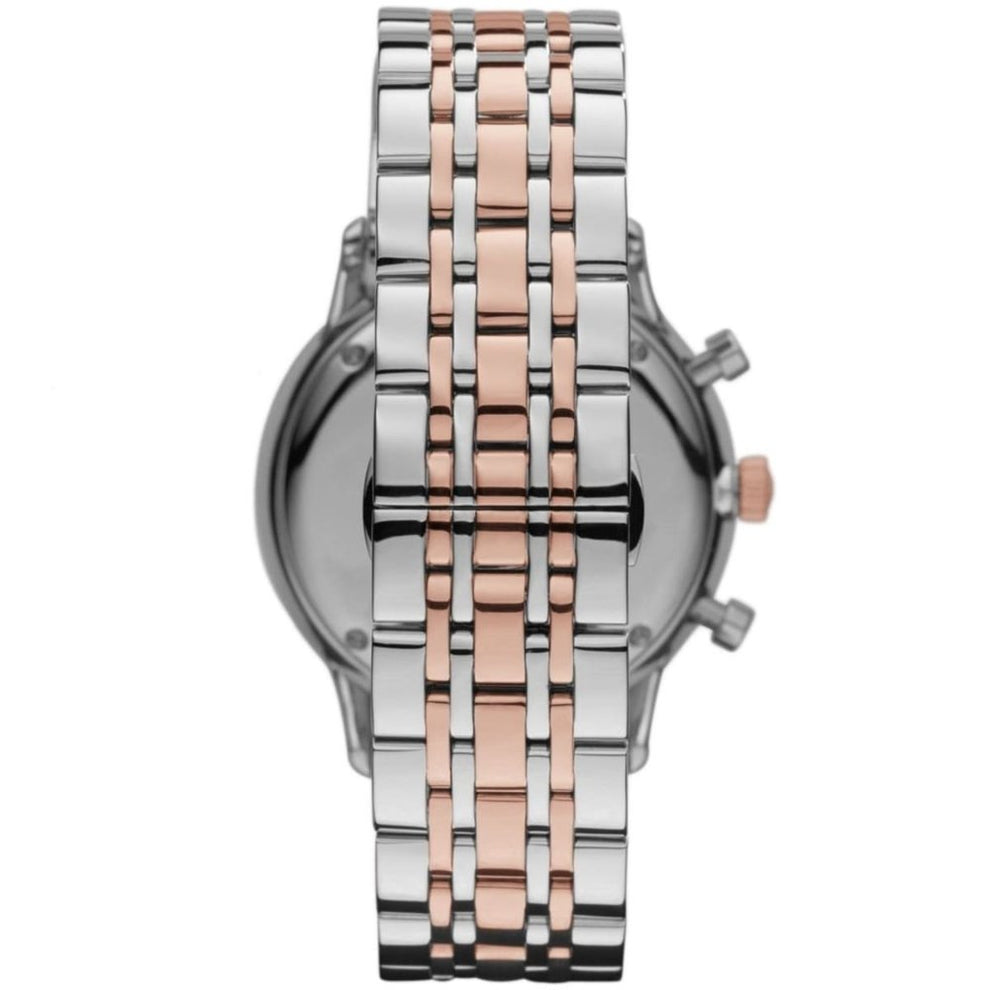 Emporio Armani AR0399 Chronograph Two-Tone Men's Watch - WATCH & WATCH ...