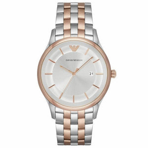 Emporio Armani AR11044 Lambda Silver Dial Men's Watch - WATCH & WATCH