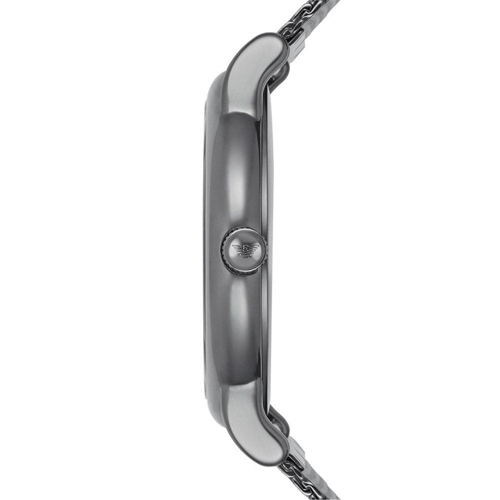 Emporio Armani AR11053 Gunmetal Blue Dial Men's Watch - WATCH & WATCH