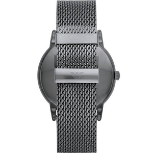Emporio Armani AR11053 Gunmetal Blue Dial Men's Watch - WATCH & WATCH