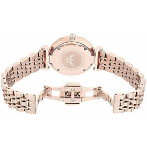 Emporio Armani AR11059 Ladies Watch T - Bar Gianni Rose Gold - WATCH & WATCH
