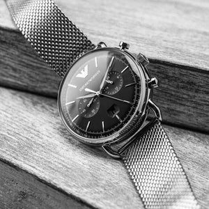 Emporio Armani AR11104 Dress Quartz Men's Watch - WATCH & WATCH