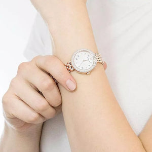 Emporio Armani AR11355 Rose Gold - Tone Ladies Watch - WATCH & WATCH