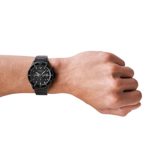 Emporio Armani AR11363 All Black Chronograph Men’s Watch - WATCH & WATCH
