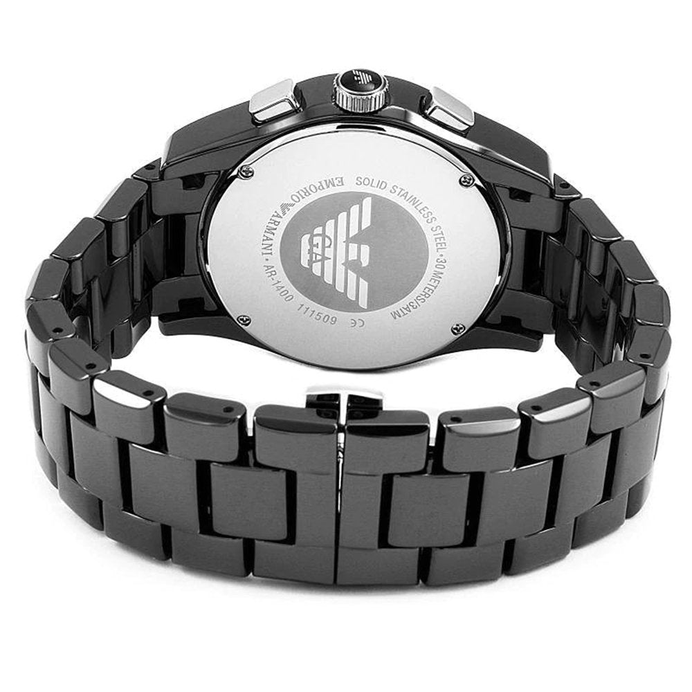 Emporio Armani AR1400 Ceramica Men's Watch - WATCH & WATCH