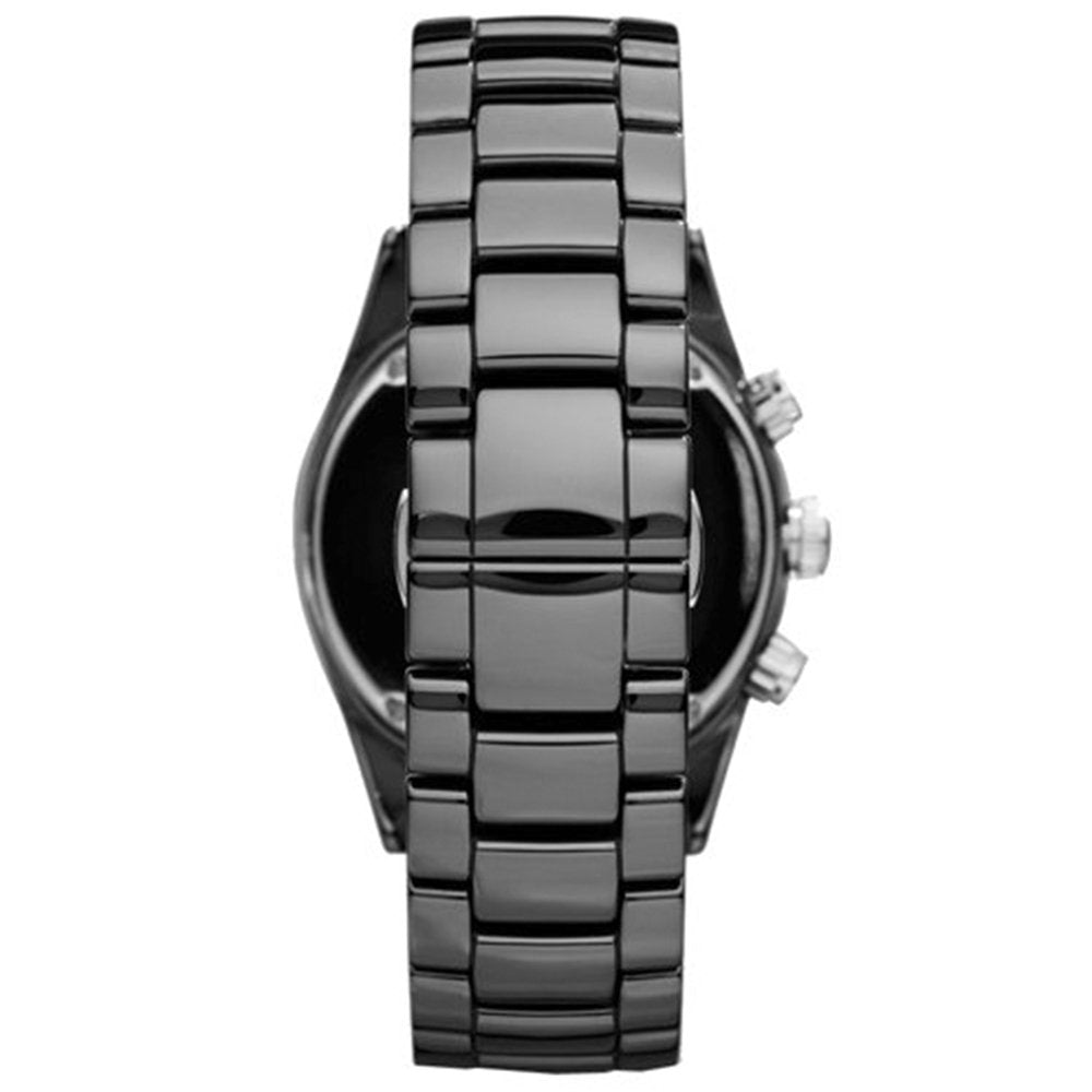 Emporio Armani AR1455 Ceramica Ladies Crystal Watch - WATCH & WATCH