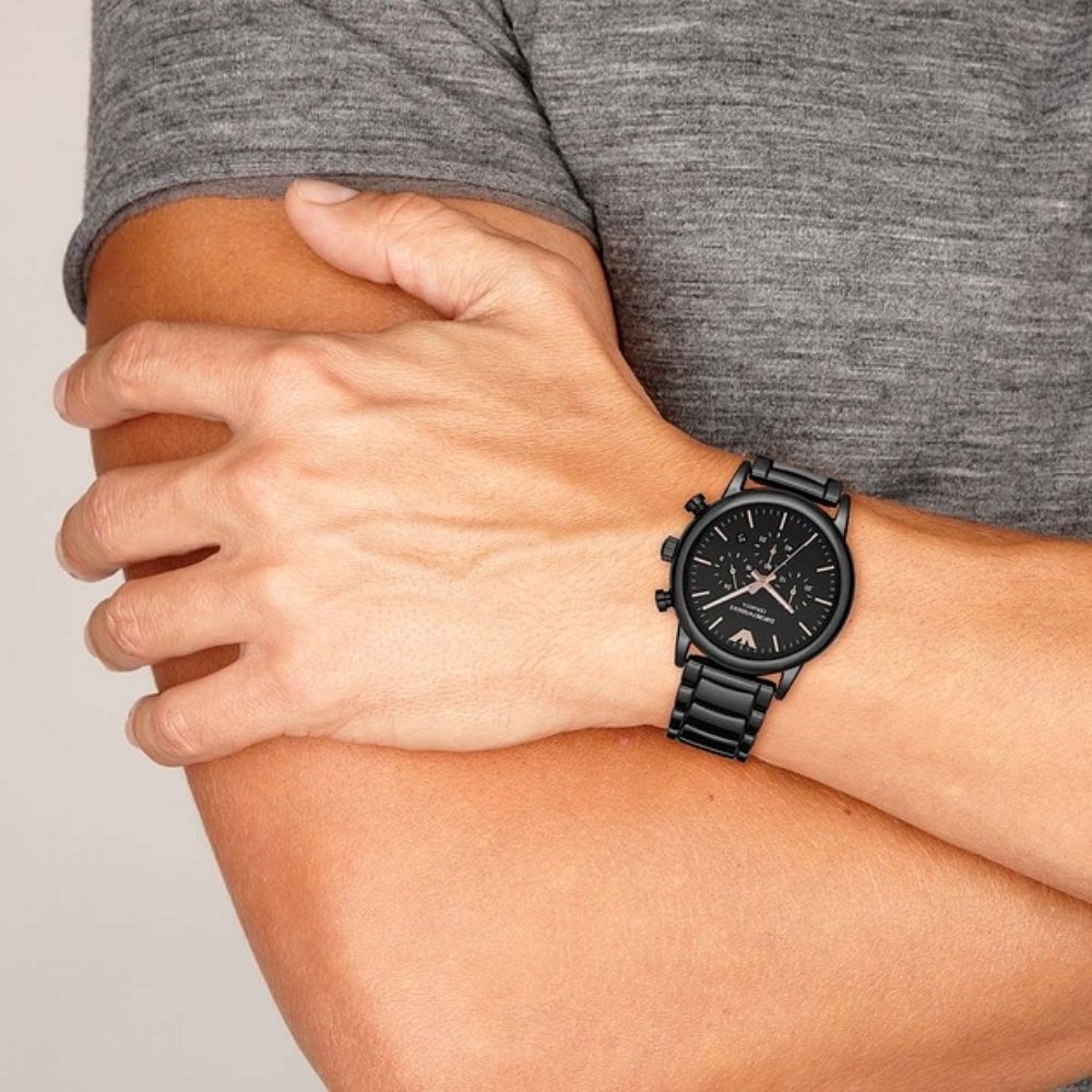 Emporio Armani AR1509 Luigi Ceramica Chronograph Men's Watch - WATCH & WATCH