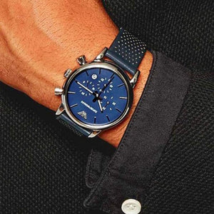 Emporio Armani AR1736 Blue Chronograph Men's Watch - WATCH & WATCH