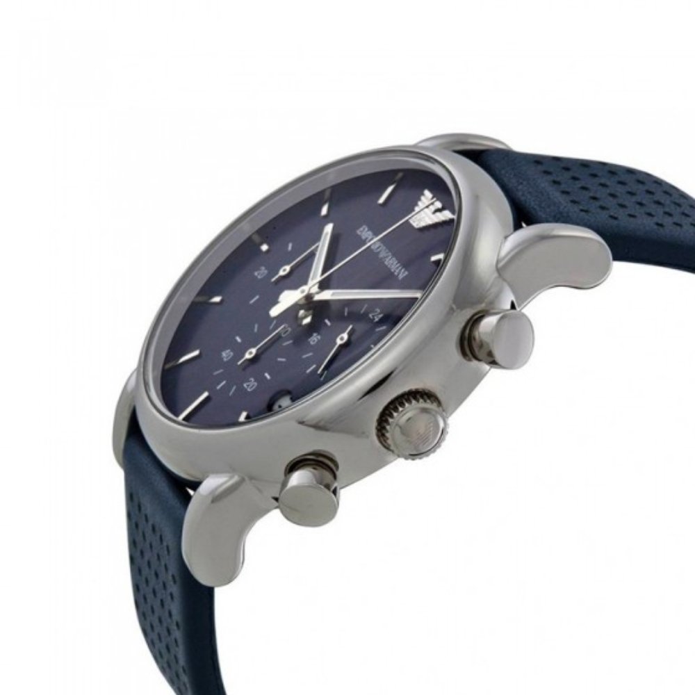 Emporio Armani AR1736 Blue Chronograph Men's Watch - WATCH & WATCH