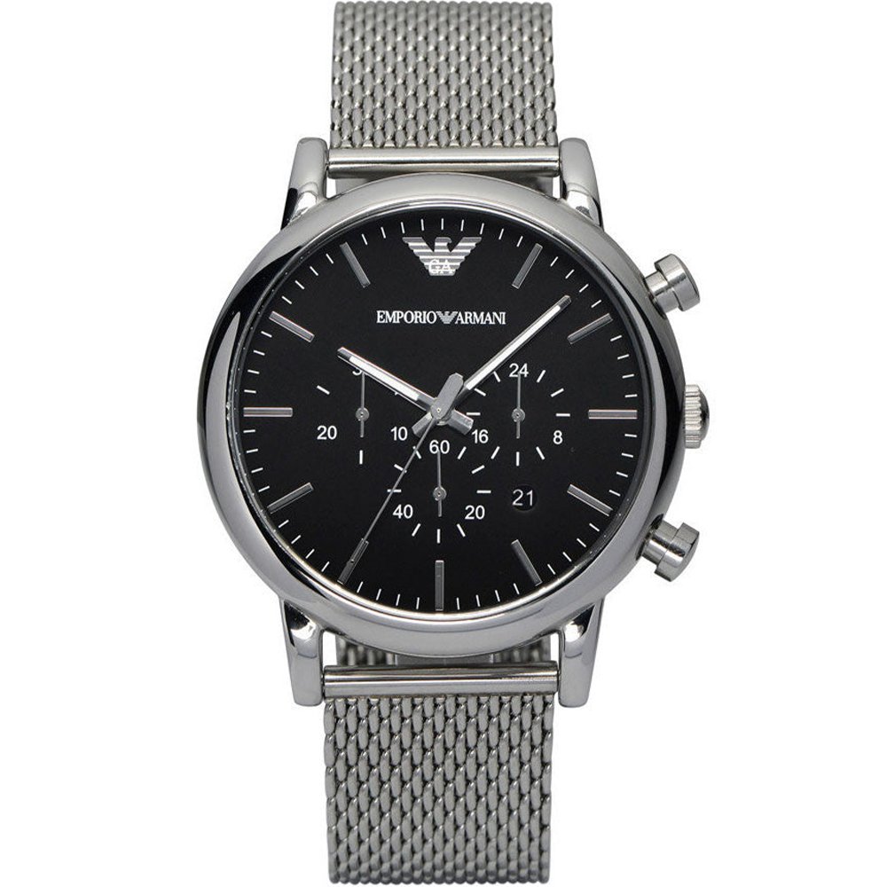 Emporio Armani AR1811 41mm Men's Luigi Chronograph Watch - WATCH & WATCH