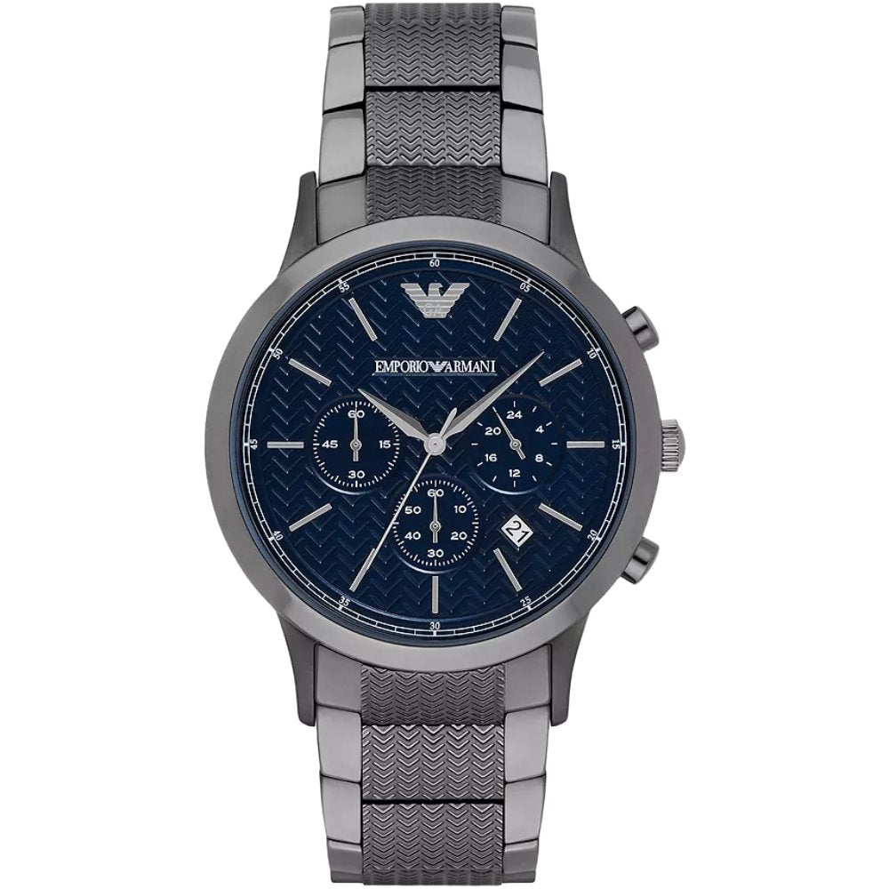 Emporio Armani AR2505 Gunmetal Chronograph Men's Watch - WATCH & WATCH