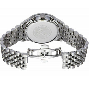 Emporio Armani AR6073 Sportivo Silver Chronograph Men's Watch - WATCH & WATCH
