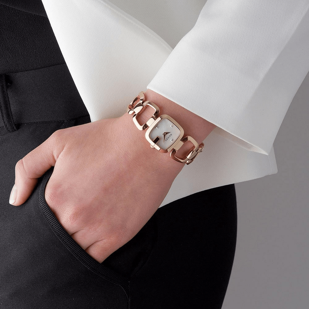 Gucci YA125513 G - Gucci Mother of Pearl Ladies Watch - WATCH & WATCH