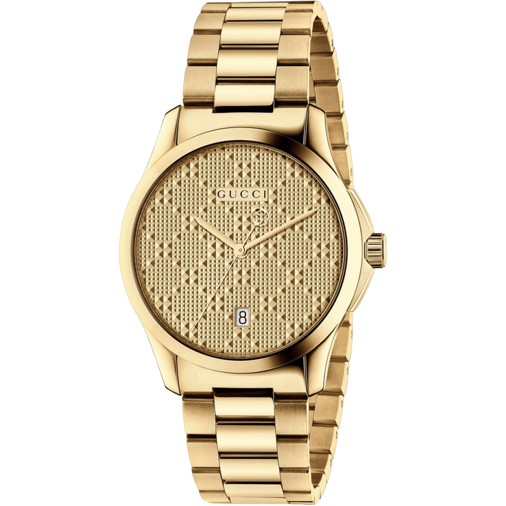 Gucci YA126461 G - Timeless Yellow Gold Dial Unisex Watch - WATCH & WATCH