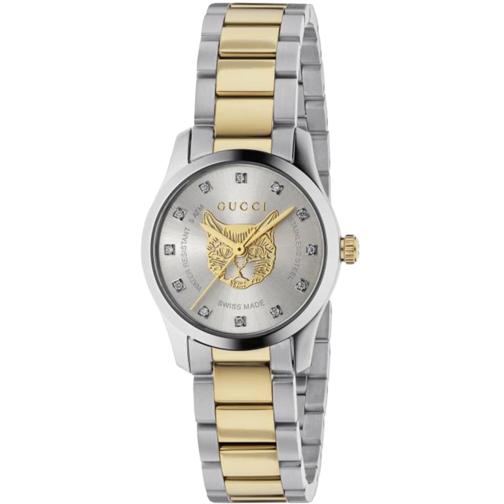 Gucci YA1265016 G - Timeless Two - Tone Ladies Watch - WATCH & WATCH