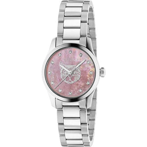 Gucci YA1265025 G - Timeless Pink Mother of Pearl Dial Ladies Watch - WATCH & WATCH