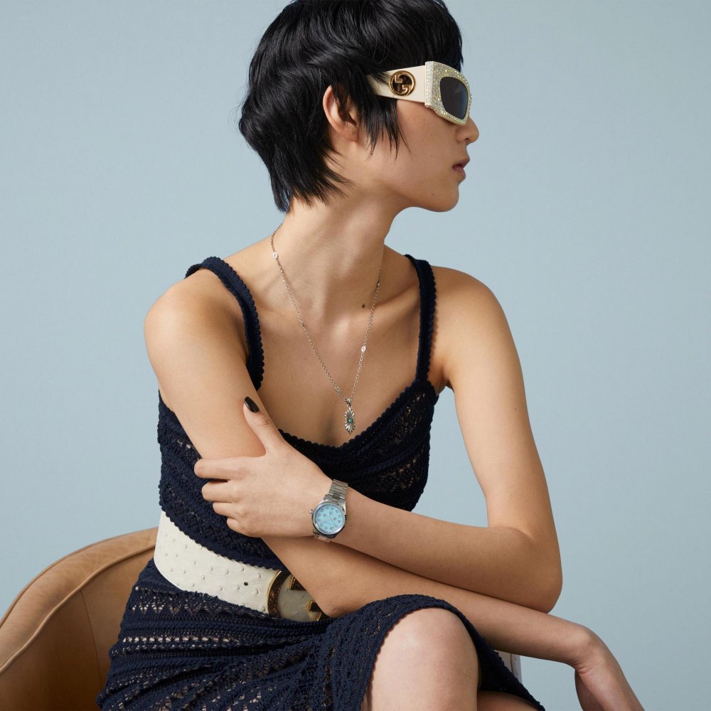 Gucci YA1265044 G - Timeless Turquoise Dial Unisex Watch - WATCH & WATCH