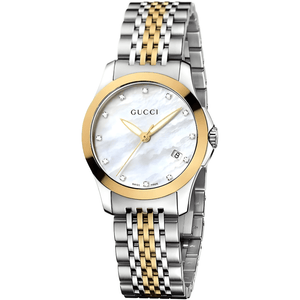 Gucci YA126513 G - Timeless Mother of Pearl Dial Ladies Watch - WATCH & WATCH
