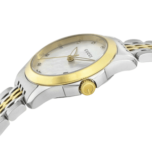 Gucci YA126513 G - Timeless Mother of Pearl Dial Ladies Watch - WATCH & WATCH