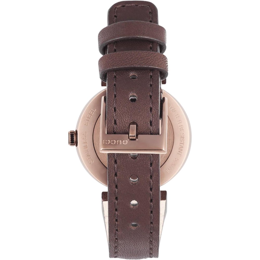 Gucci YA133504 Interlocking Brown Dial Ladies Watch - WATCH & WATCH