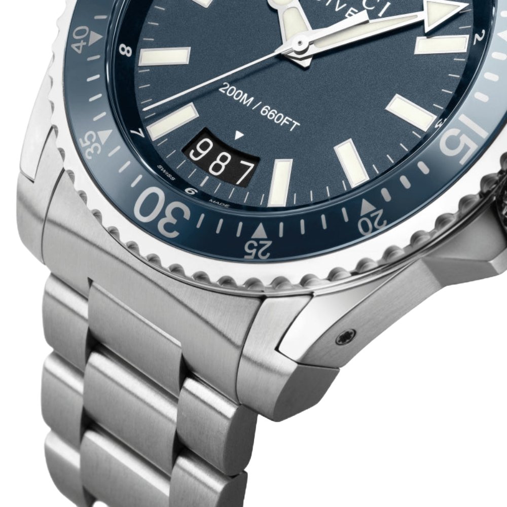 Gucci YA136203 Dive Blue Dial Stainless Steel Men's Watch - WATCH & WATCH