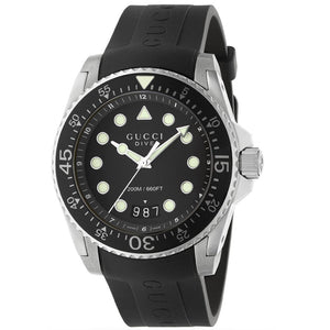 Gucci YA136204B Dive Black Men's Watch - WATCH & WATCH