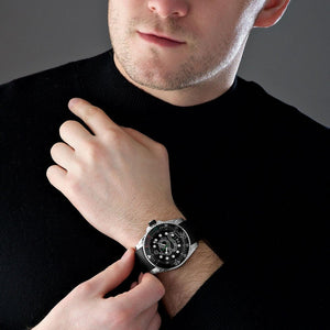 Gucci YA136217 Black Snake Dial Men's Watch - WATCH & WATCH