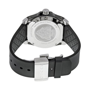 Gucci YA136303 Dive Black Dial Silicone Band Men's Watch - WATCH & WATCH