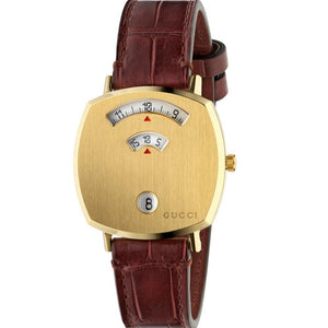 Gucci YA157405 GRIP Gold Unisex Watch - WATCH & WATCH