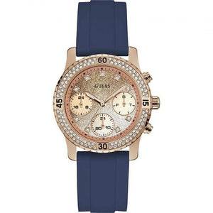 Guess W1098L6 Confetti Confetti Glitter Dial Ladies Watch - WATCH & WATCH