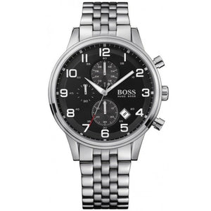 Hugo Boss 1512446 Aeroliner Chrono Black Dial Men's watch - WATCH & WATCH