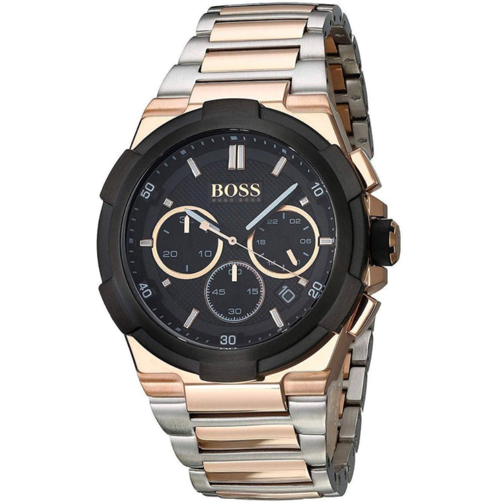 Hugo Boss 1513358 Supernova Chrono Two - Tone Men's Watch - WATCH & WATCH