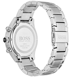 Hugo Boss 1513478 Grand Prix Blue Face Silver Men's Watch - WATCH & WATCH