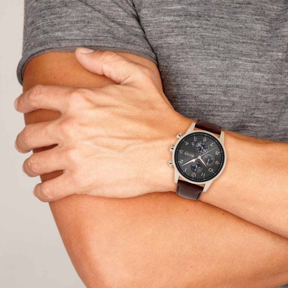 Hugo Boss 1513496 Navigator Chronograph Men's Watch - WATCH & WATCH