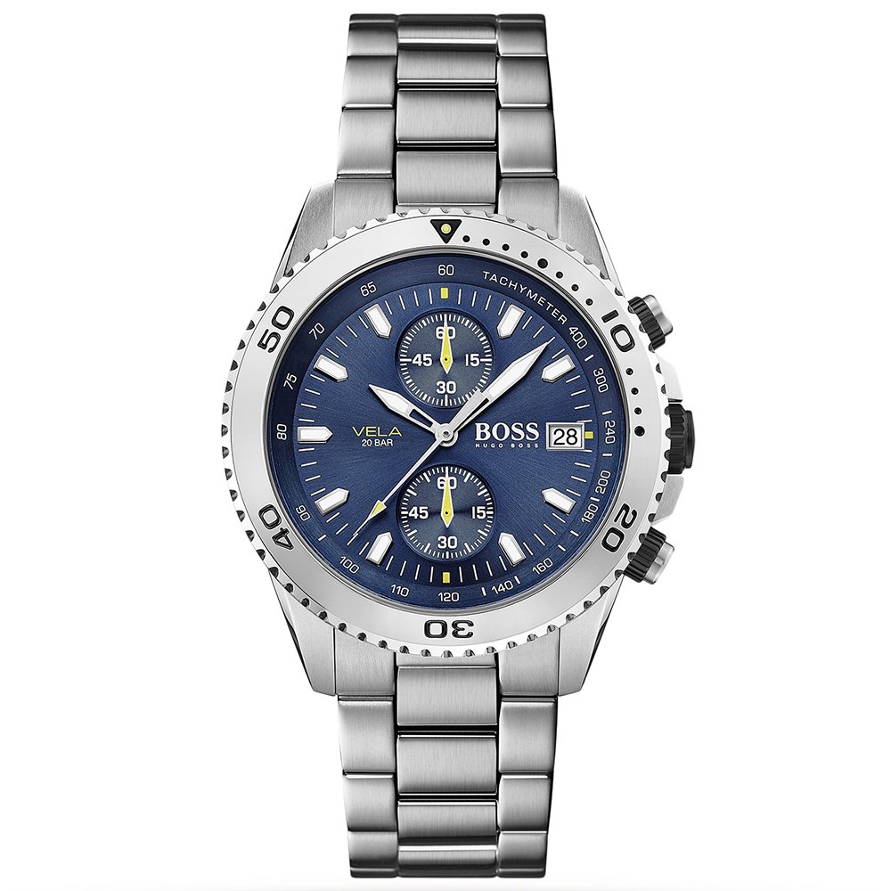 Hugo Boss 1513775 Men's Chronograph Vela Watch - WATCH & WATCH