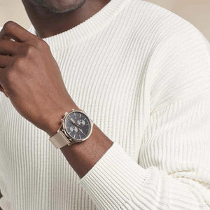 Hugo Boss 1513806 Associate Analog Black Dial Men's Watch - WATCH & WATCH