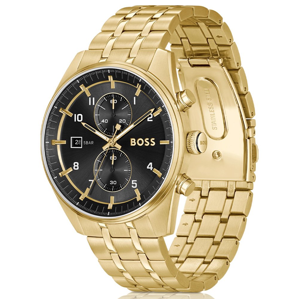 Hugo Boss 1513848 Gold Men's Champion Watch - WATCH & WATCH