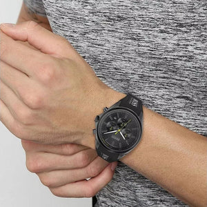 Hugo Boss 1513859 Distinct Black Dial Chronograph Men's Watch - WATCH & WATCH