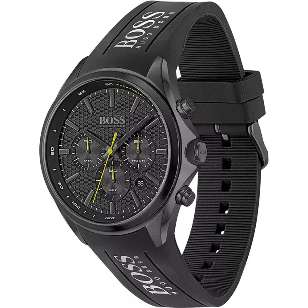 Hugo Boss 1513859 Distinct Black Dial Chronograph Men's Watch - WATCH & WATCH