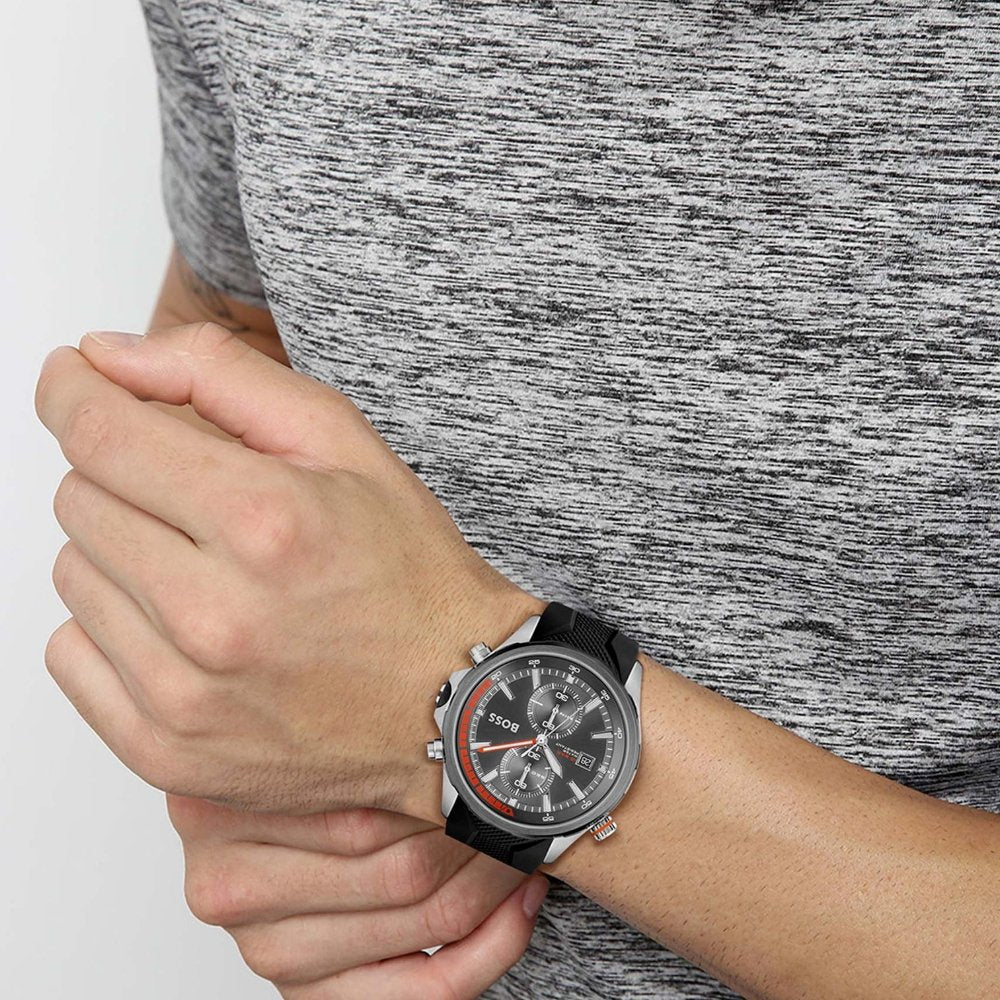 Hugo Boss 1513931 Globetrotter Chrono Men's Watch - WATCH & WATCH