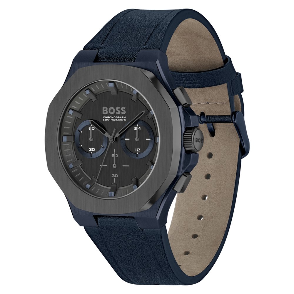 Hugo Boss 1514086 Taper Black Dial Men's Watch - WATCH & WATCH