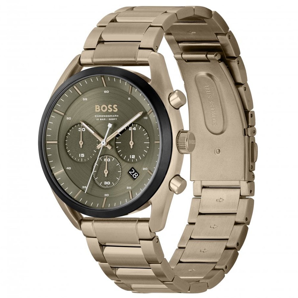 Hugo Boss 1514094 Top Bronze 44mm Men's Watch - WATCH & WATCH