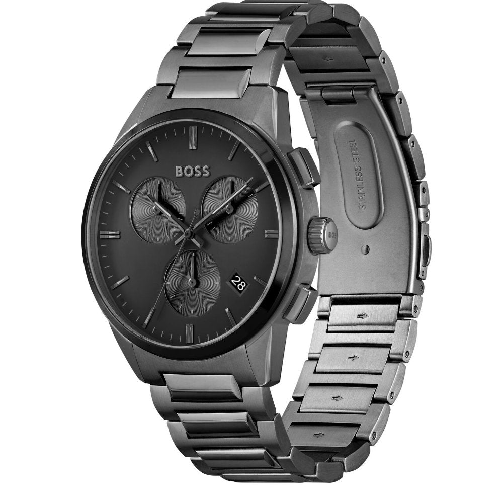 Hugo Boss Dapper 1513929 Chronograph Men's Watch - WATCH & WATCH