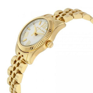 Michael Kors MK3229 Ladies Gold Petite Lexington Watch - WATCH & WATCH