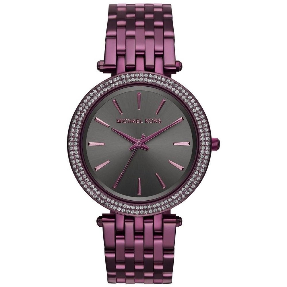 Michael Kors MK3554 Darci Gunmetal Dial Ladies Watch - WATCH & WATCH