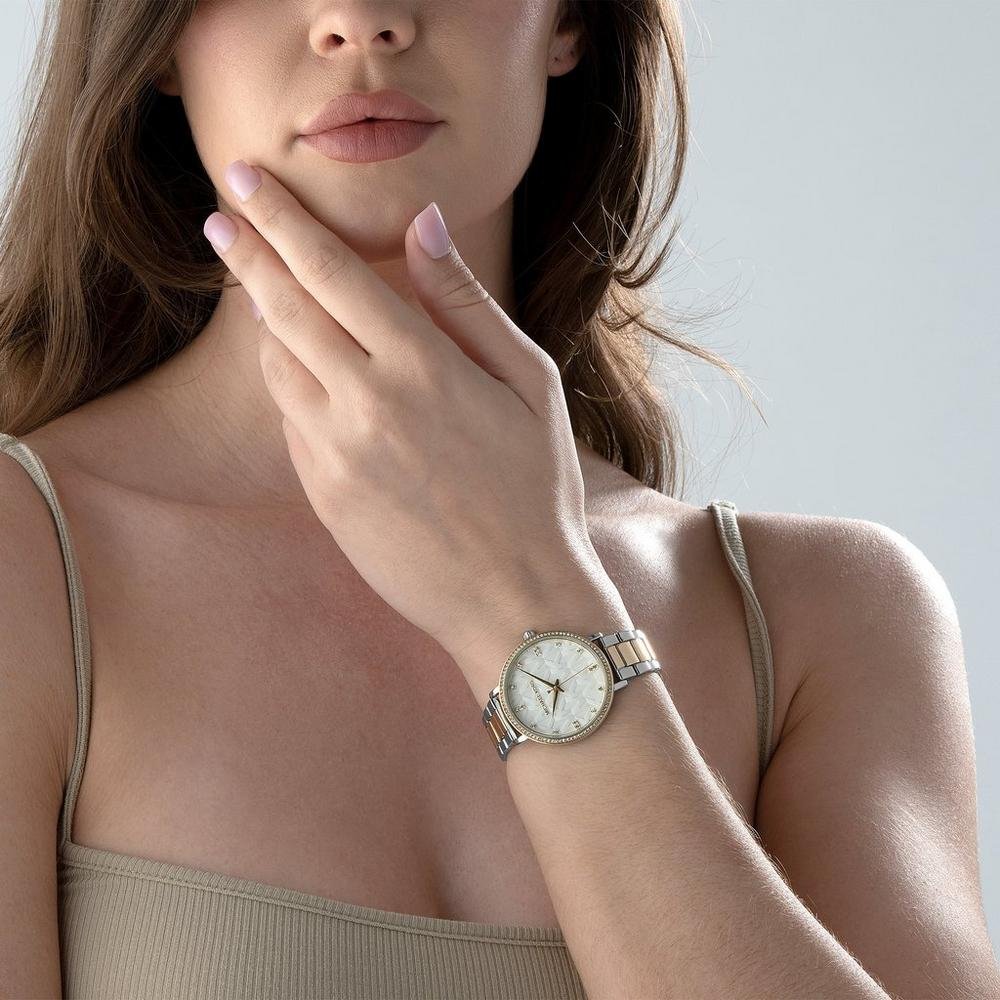 Michael Kors MK4595 Pyper Two - Tone Bracelet Ladies Watch - WATCH & WATCH