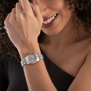 Michael Kors MK4843 Lexington Silver Dial Ladies Watch - WATCH & WATCH