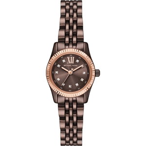 Michael Kors MK4844 Lexington Brown Dial Ladies Watch - WATCH & WATCH
